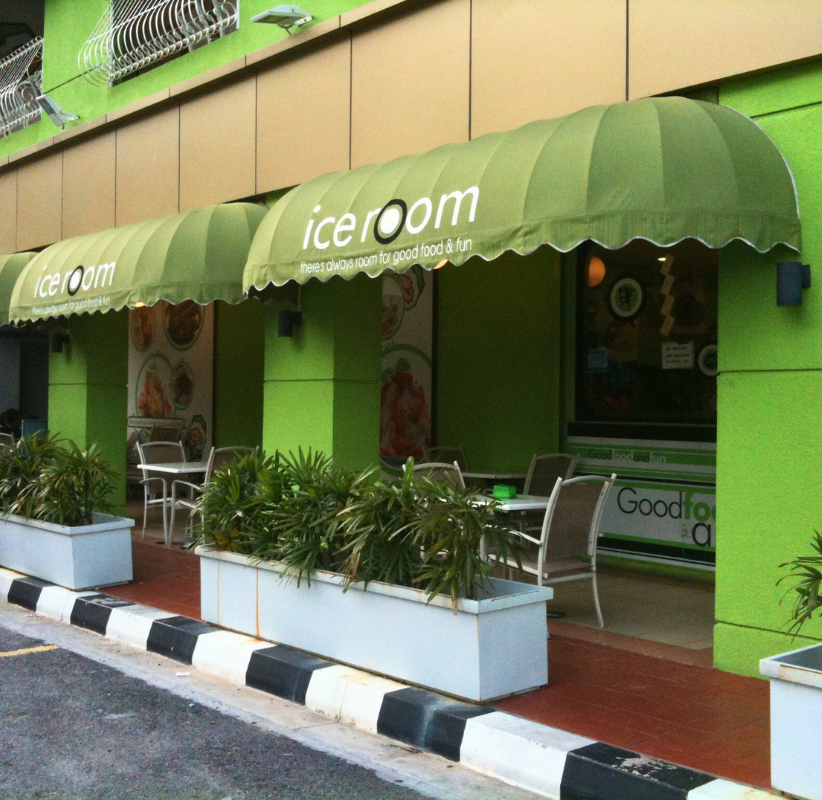 Huwai Sdn Bhd fixed fabric awning