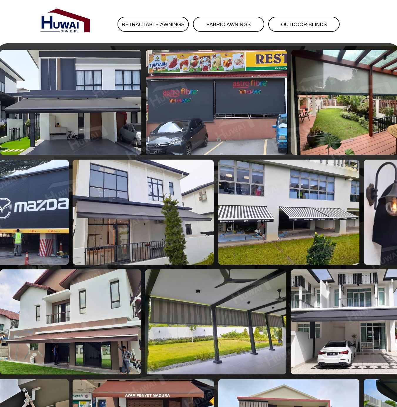 Huwai Sdn Bhd Outdoor Shade Products