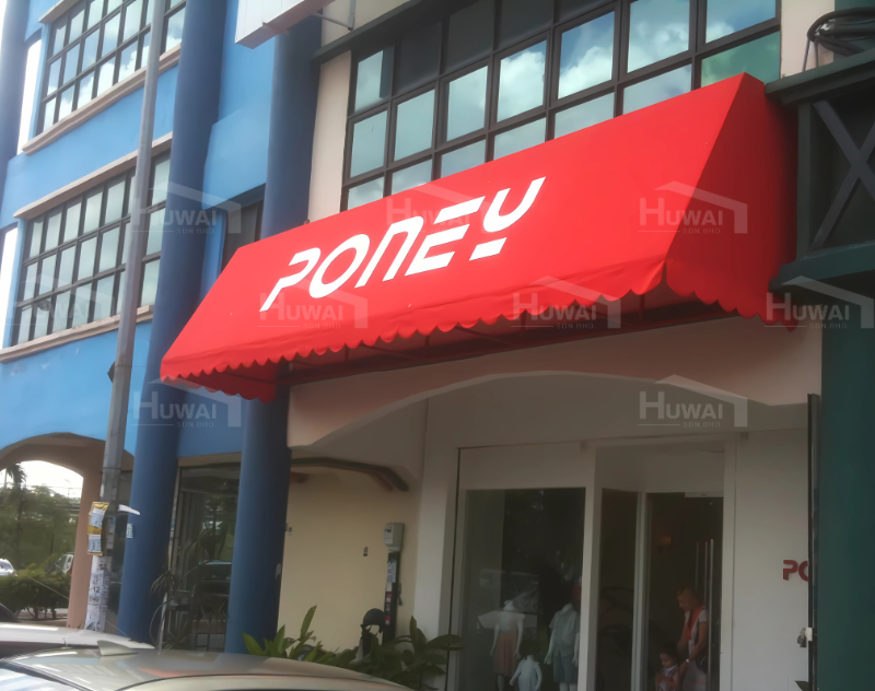 Huwai Sdn Bhd Fixed Fabric Awning